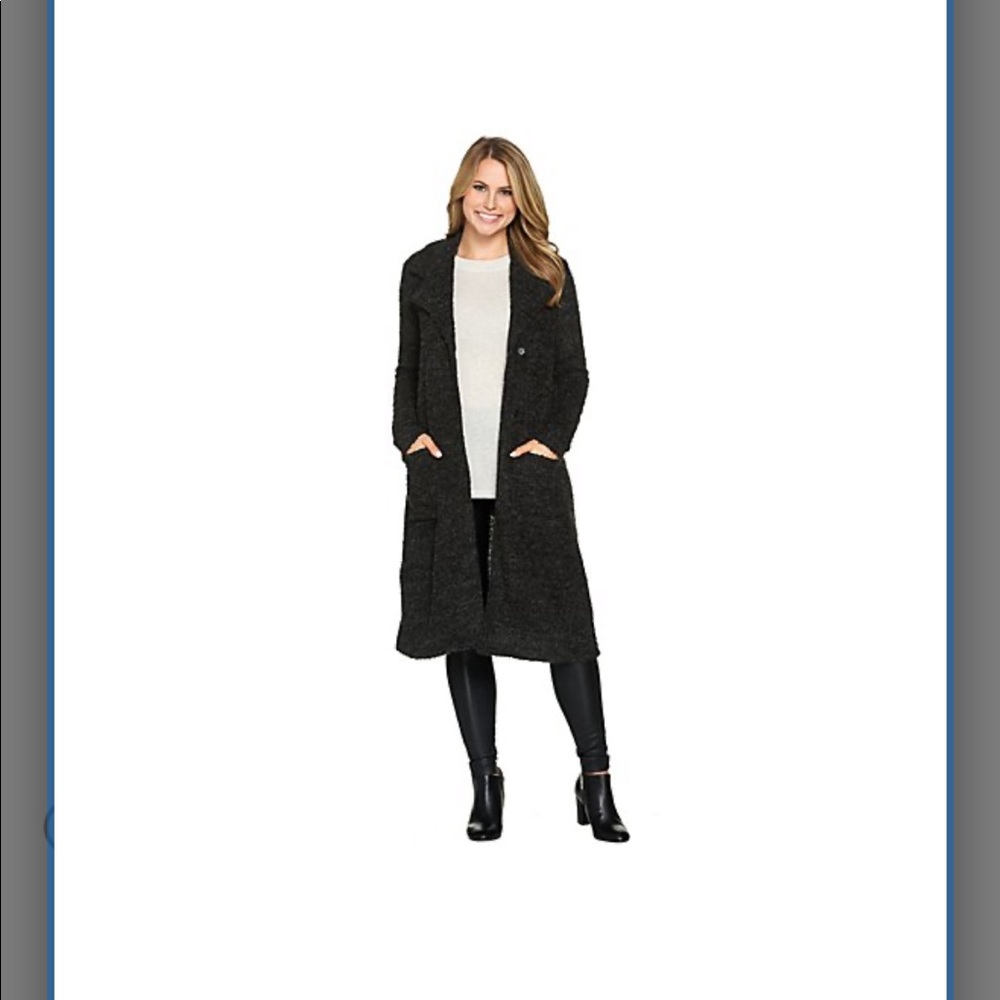 Lisa Rinna Collection Duster with Oversize Duster